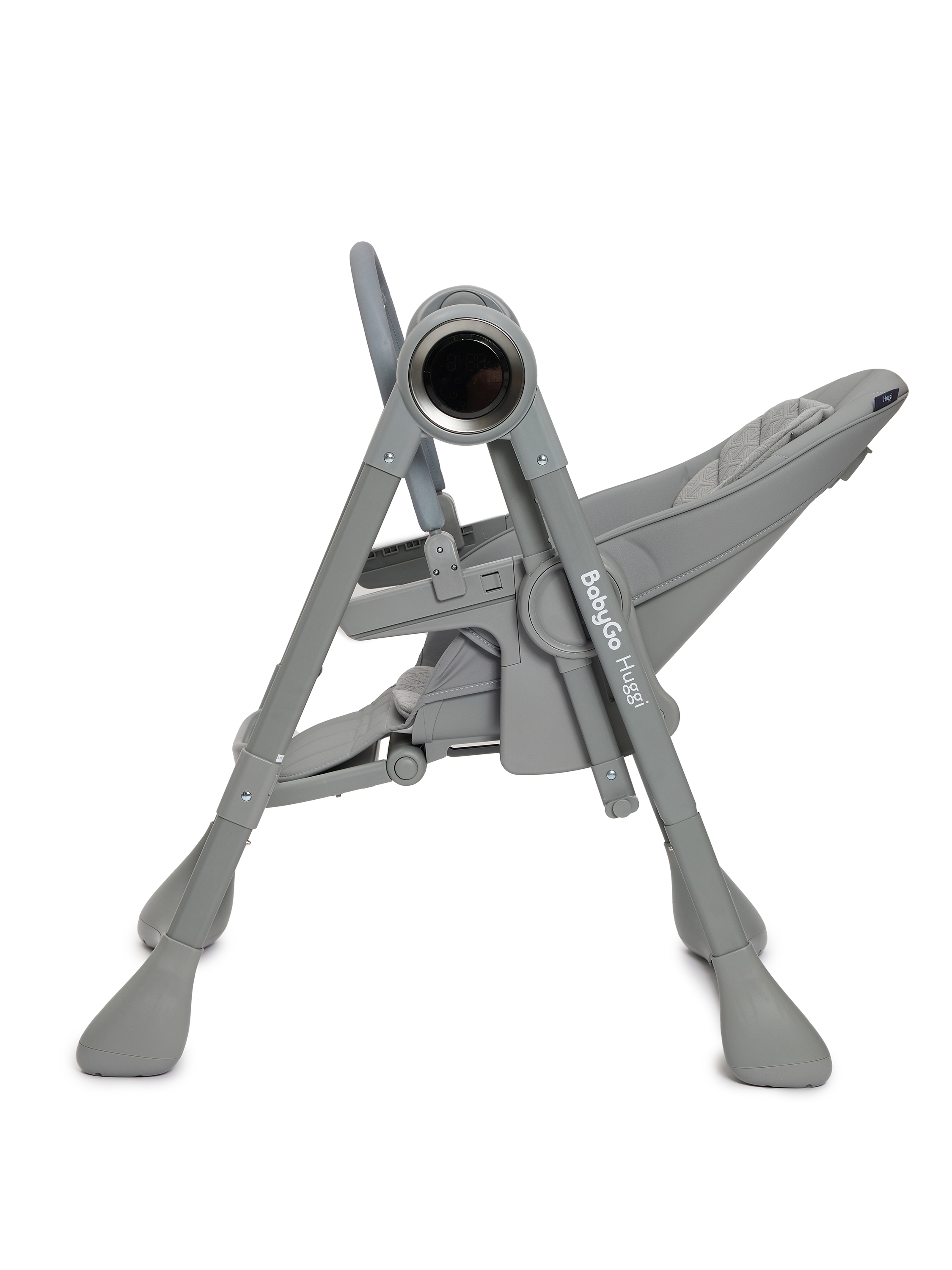 Стульчик для кормления BabyGo Huggi grey серый - фото 21