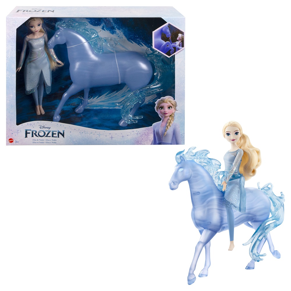 Кукла модельная Disney Frozen Frozen Эльза и Водяной Нокк HLW58 - фото 1