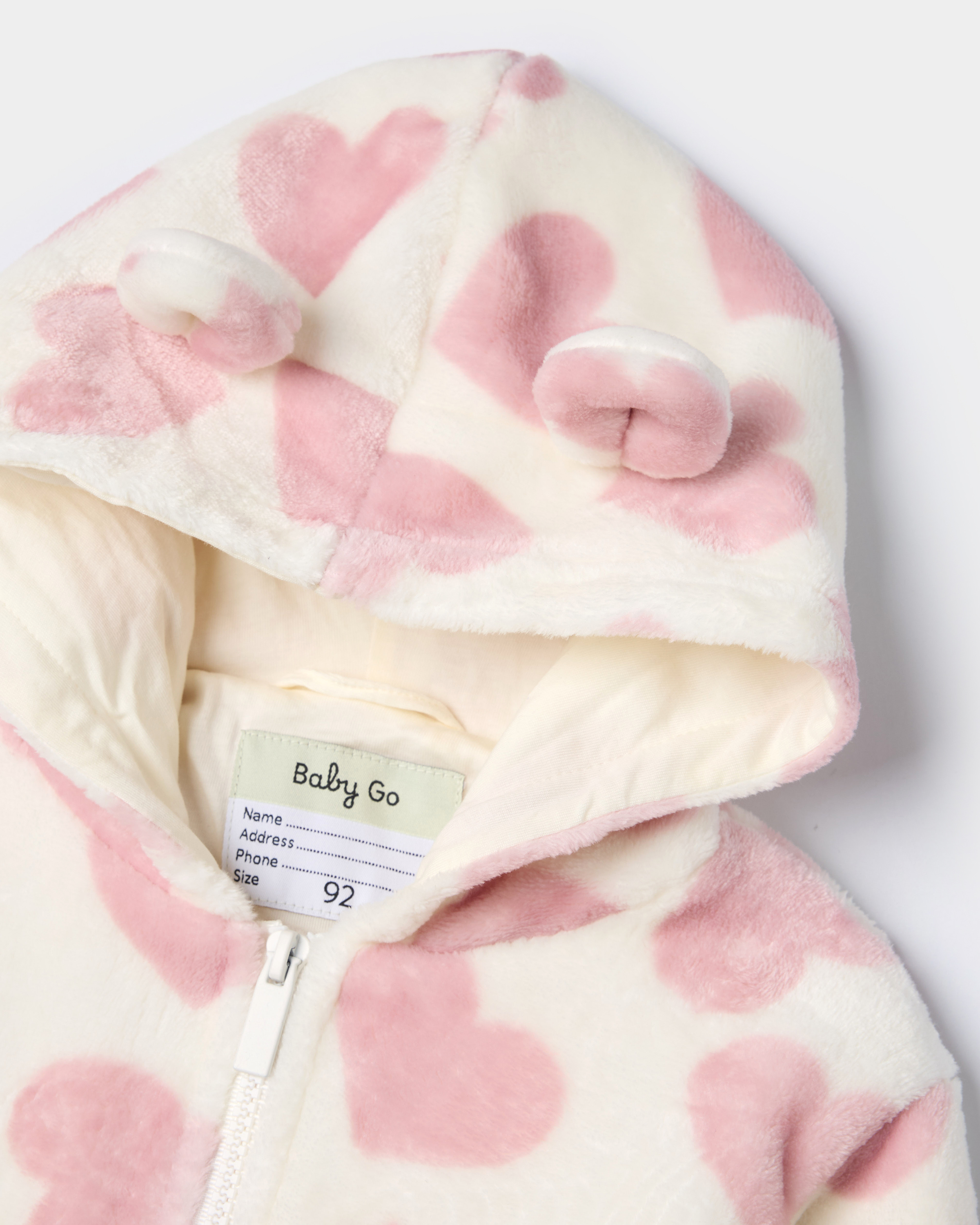 Меховая толстовка BabyGo W25-11BGig-F0 - фото 4