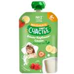 Пюре Маленькое счастье Клубника-банан-сливки с 6 мес 90 г