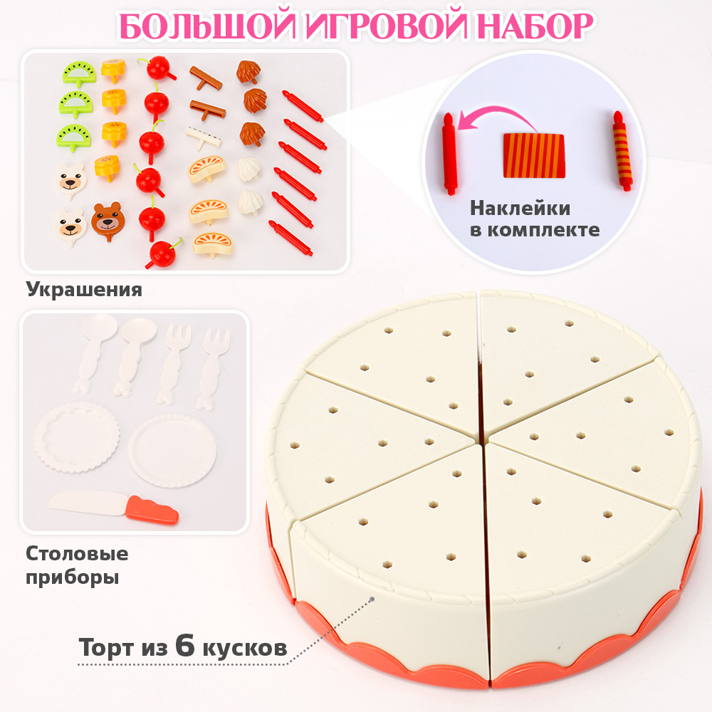 Игрушка TIPTOPOLIS продукты 65 предм. - фото 2