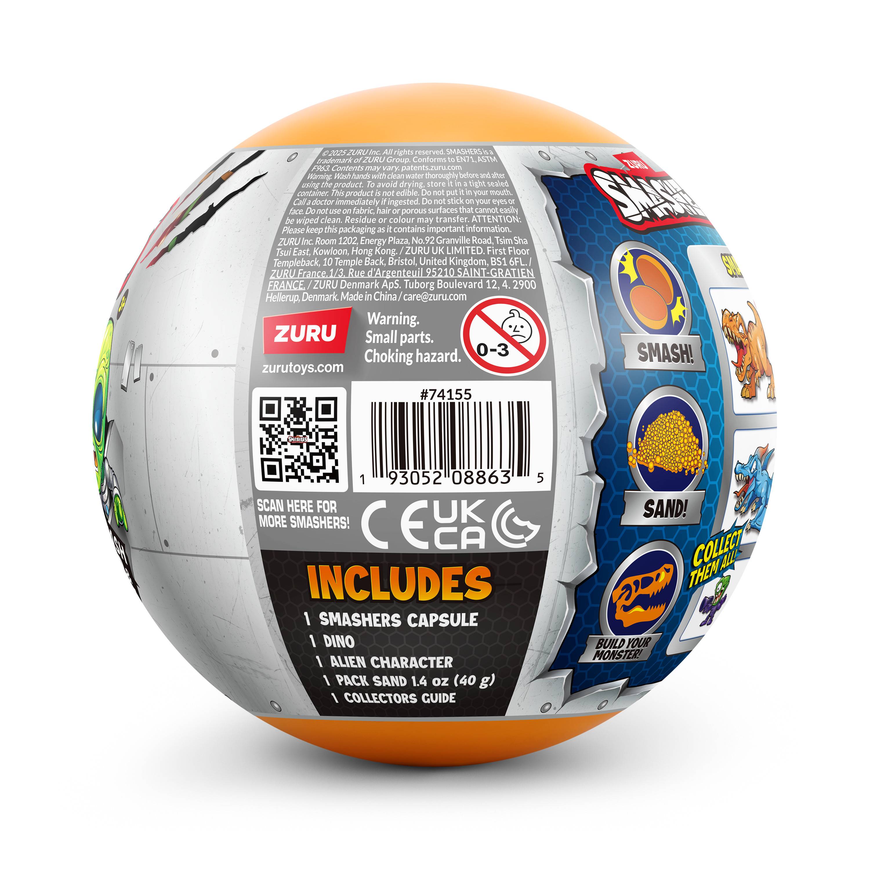 Сборная модель Zuru Smashers Дино против пришельцев в ассортименте 74155GQ6-S001 - фото 23