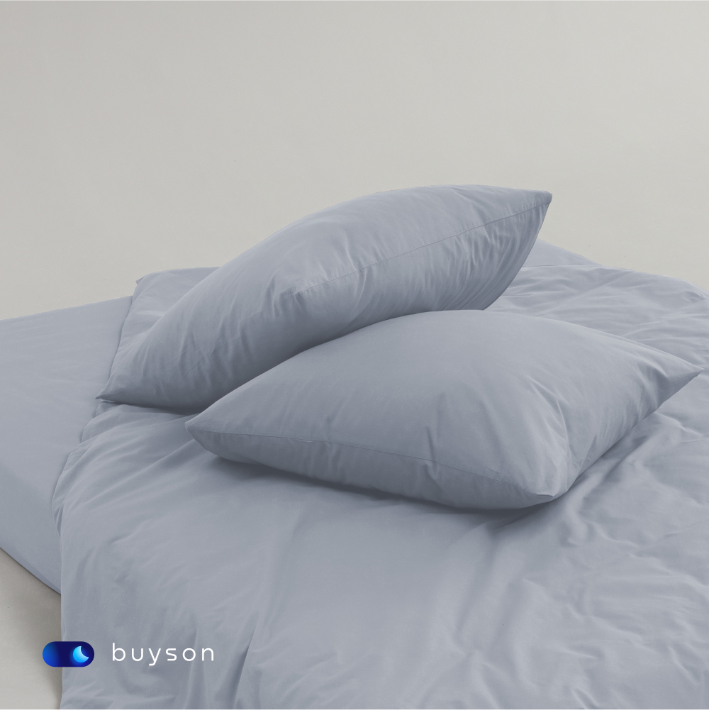 Пододьяльник buyson BuyDream 200х200 см, хлопок (поплин) деним - фото 7