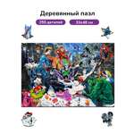 Пазл деревянный Active Puzzles Супергерои