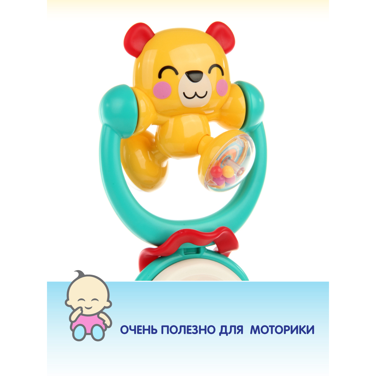 Игрушка Veld Co погремушка Мишка - фото 6