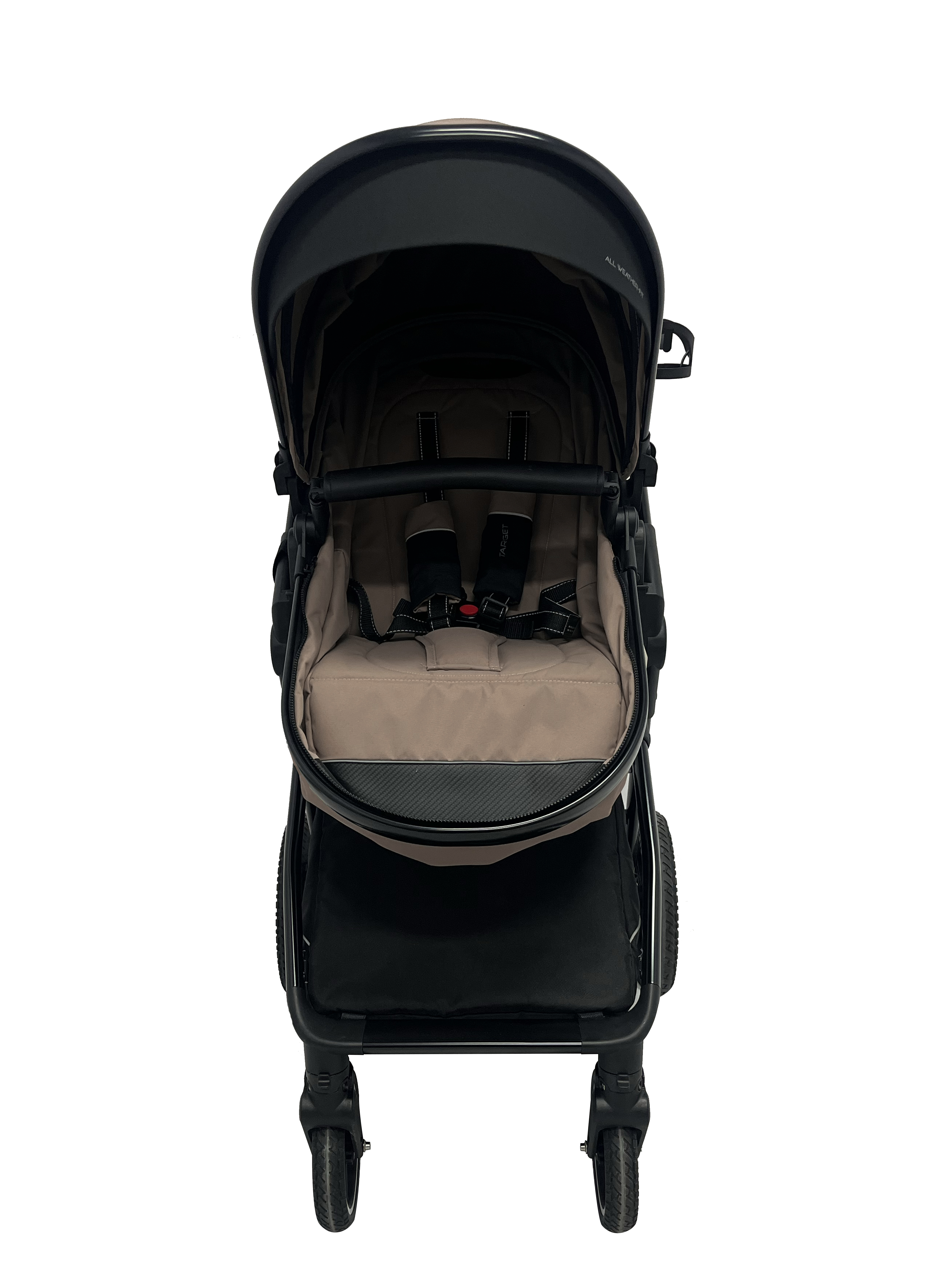 Коляска трансформер Indigo TARGET 3в1 темно-бежевый - фото 4
