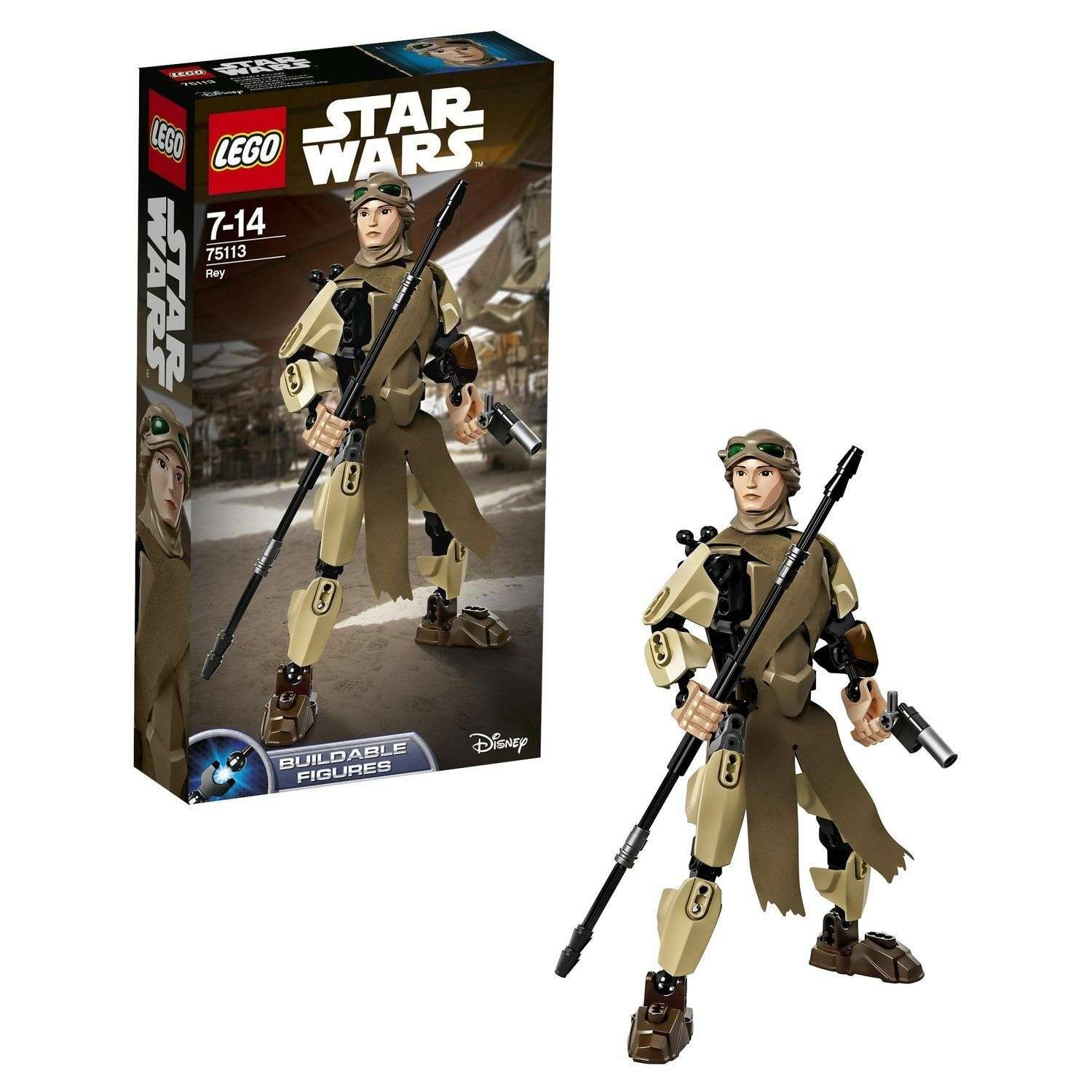 Конструктор LEGO Star Wars Рей блочный - фото 1