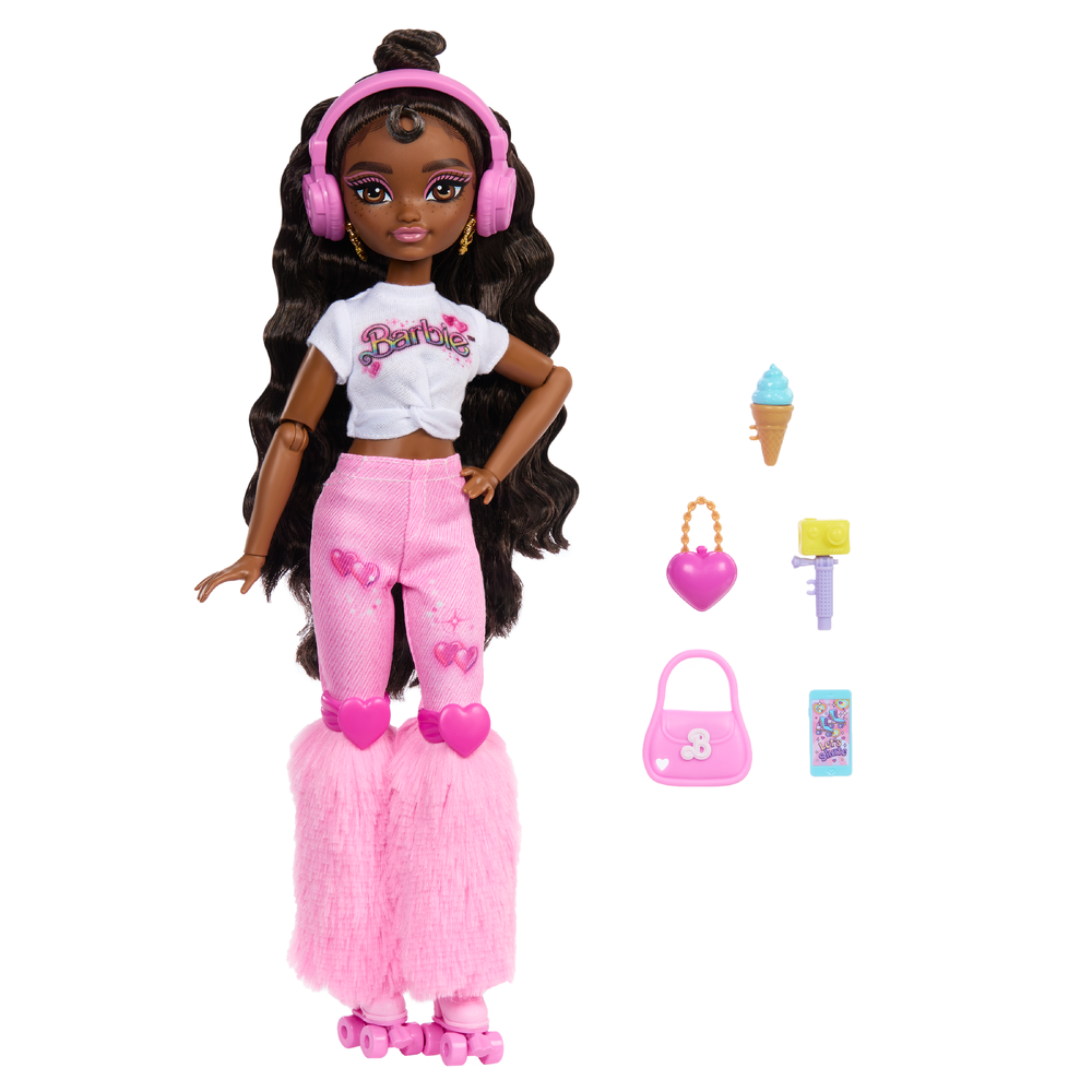 Кукла модельная Barbie Dream Besties Бруклин на роликах JFX97 JFX97 - фото 5
