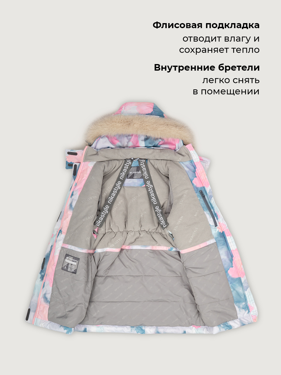 Пальто NIKASTYLE 6з5426 фламинго - фото 9