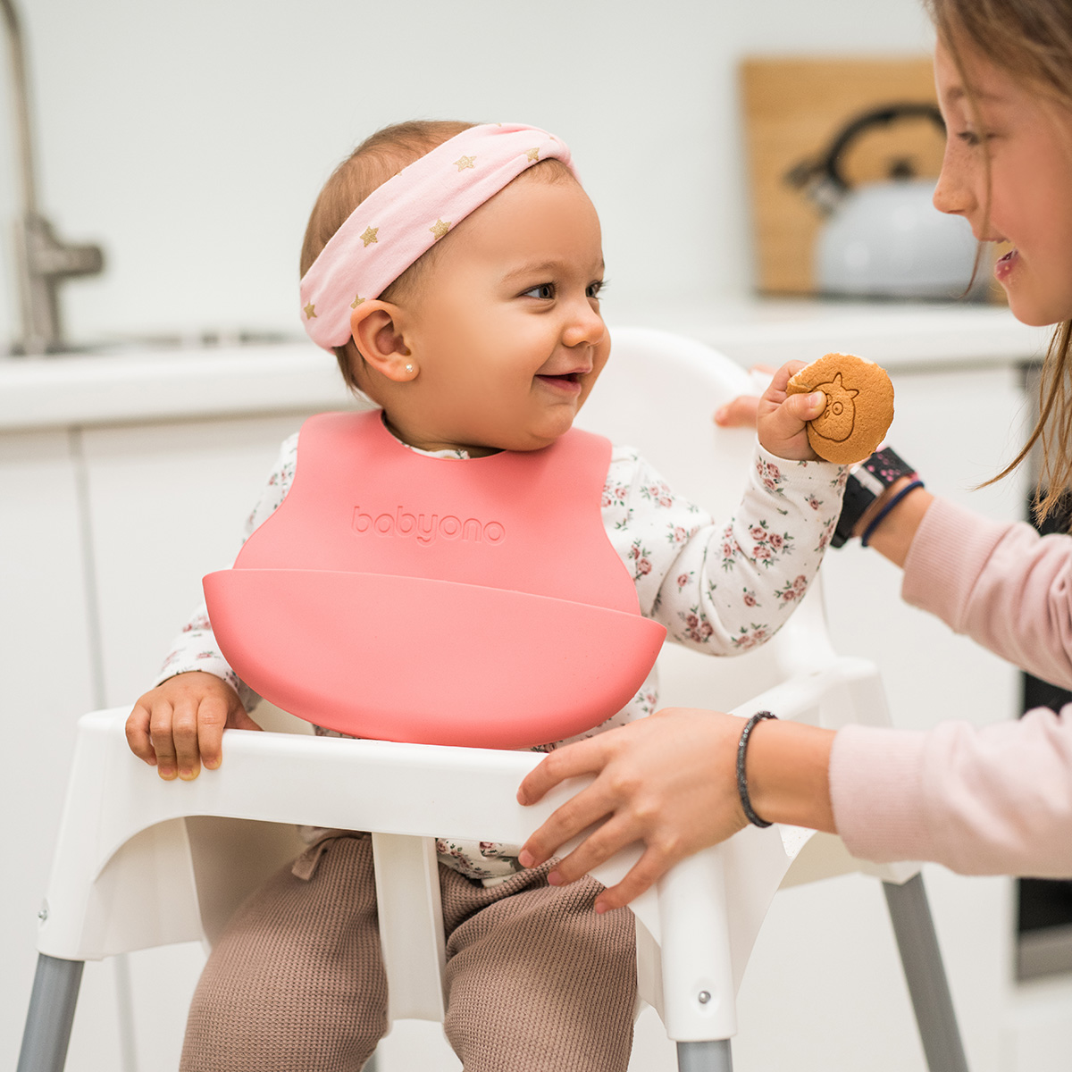 Нагрудник Babyono силикон 1 шт. - фото 6