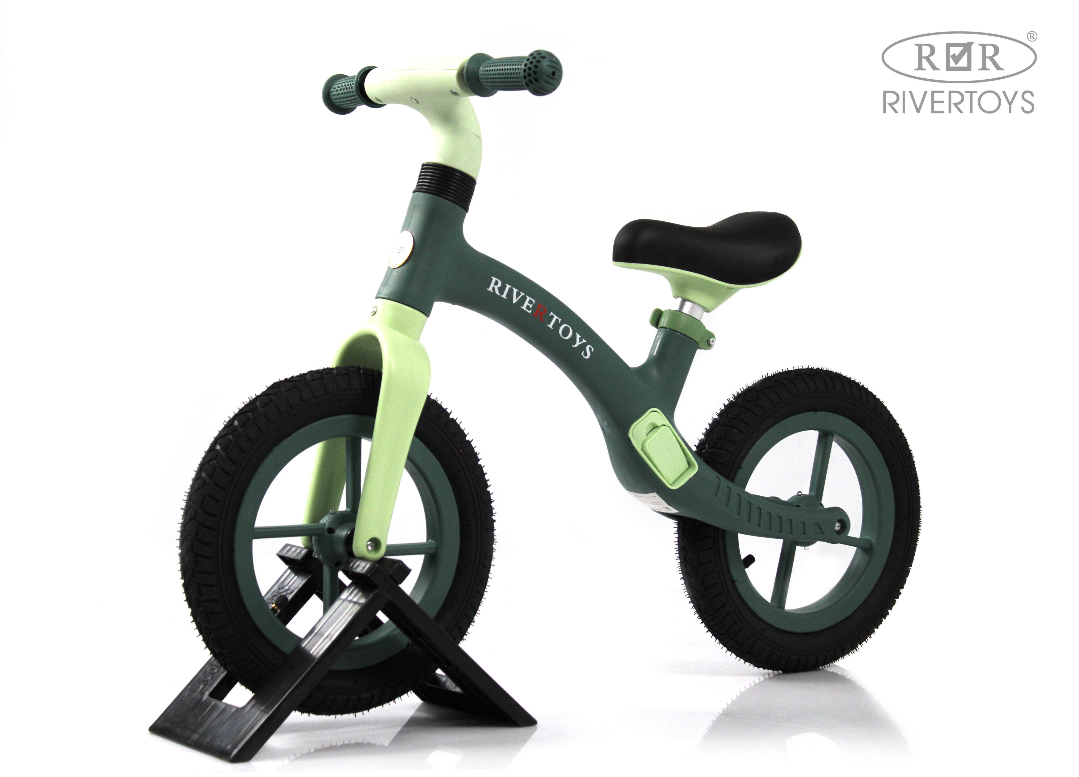 Двухколесный беговел RIVERTOYS 12 дюймов - фото 1