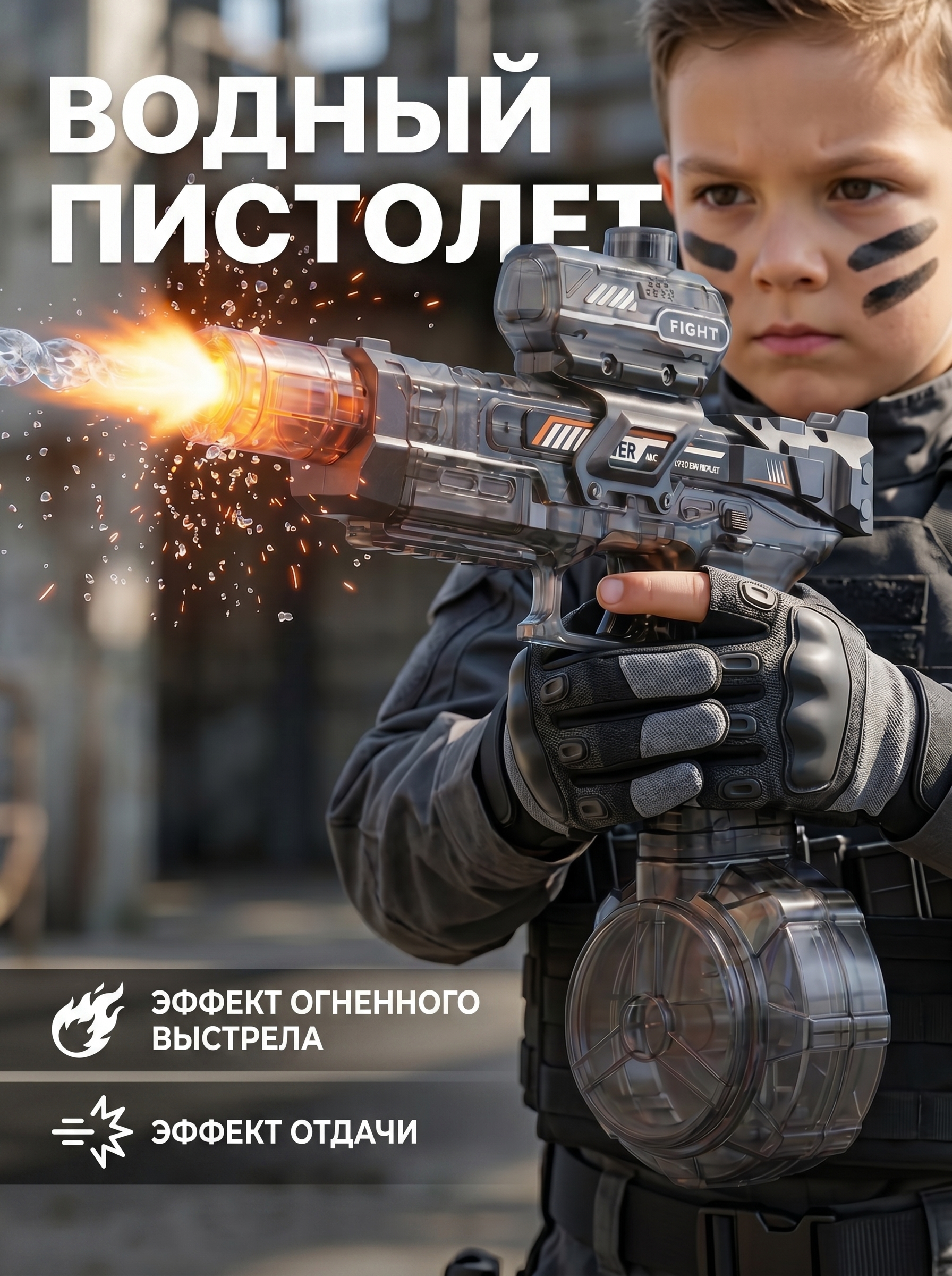 Пистолет водный BYKO - фото 1