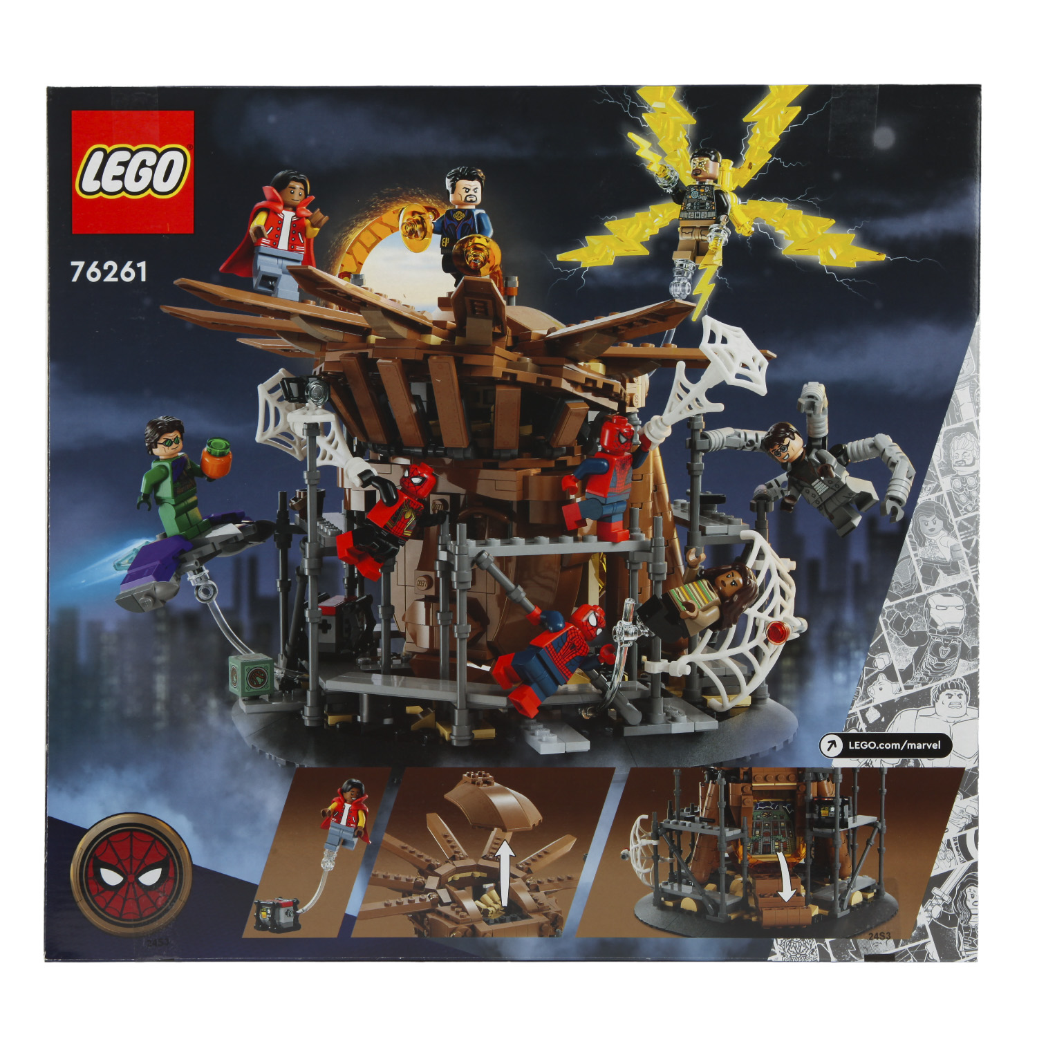 Конструктор LEGO Marvel Super Heroes Spider-Man Final Battle 900 дет. - фото 13
