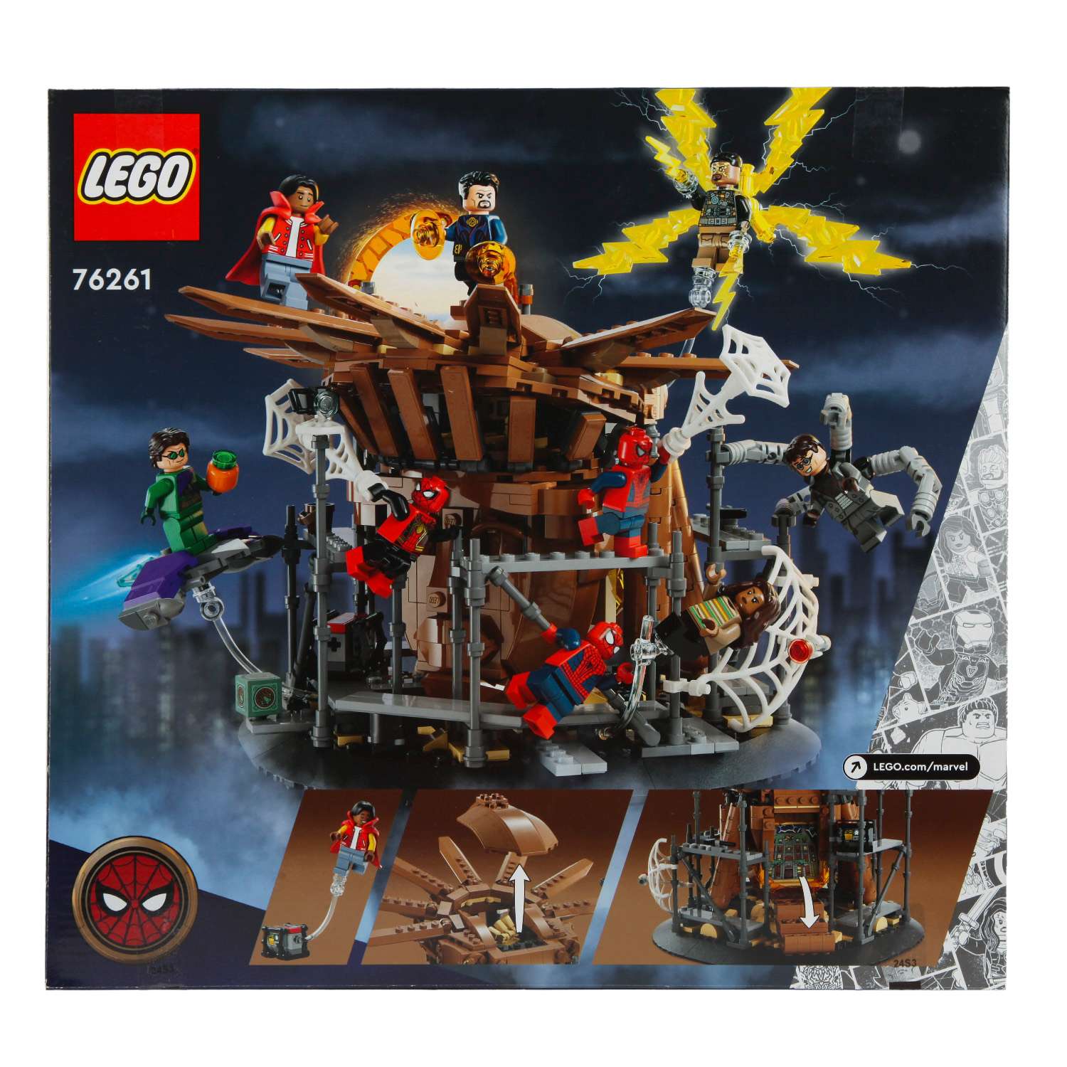 Конструктор LEGO Marvel Super Heroes Spider-Man Final Battle 900 дет. - фото 13