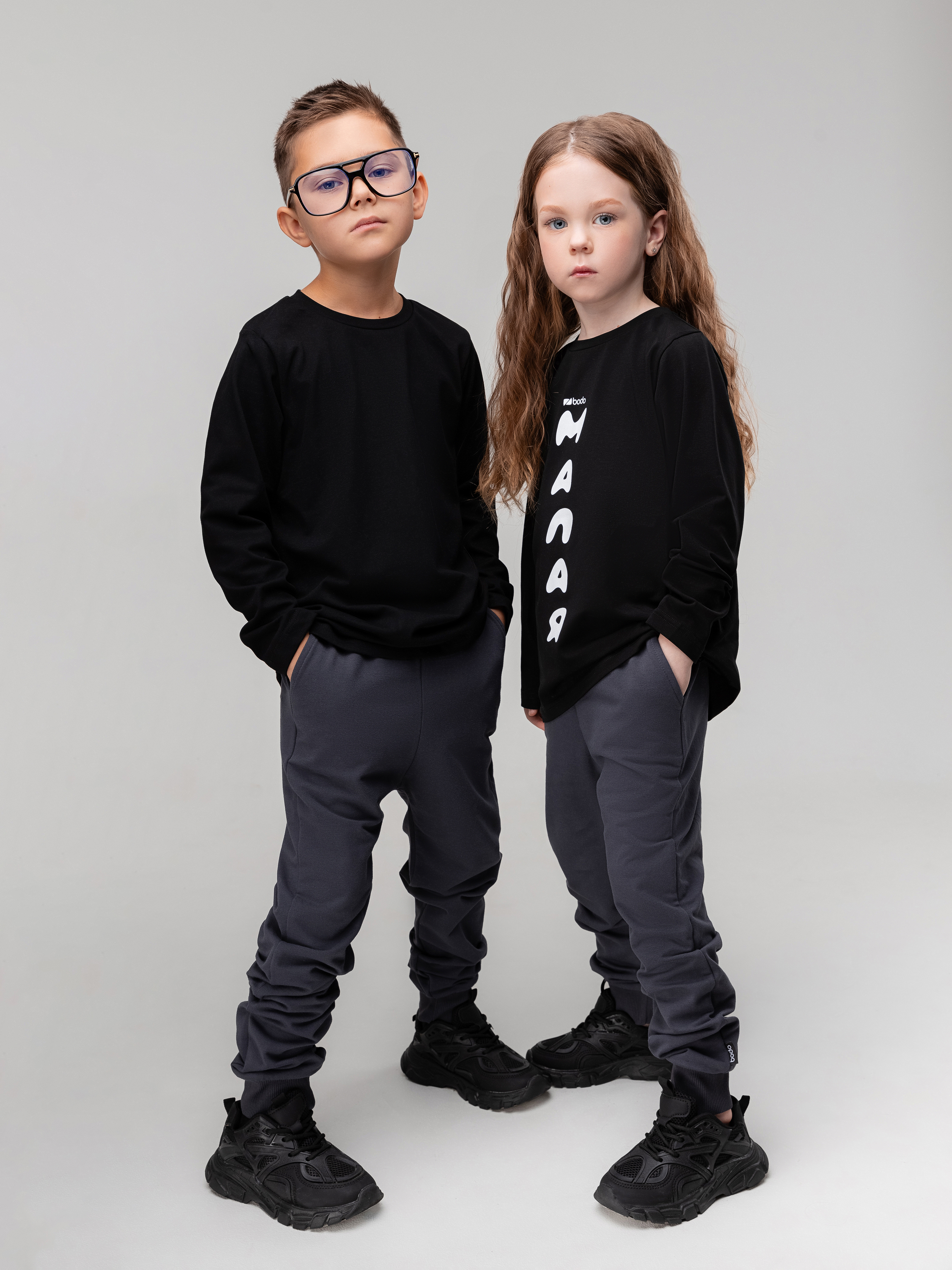 Брюки спортивные Bodo 6-338МU_серый - фото 2