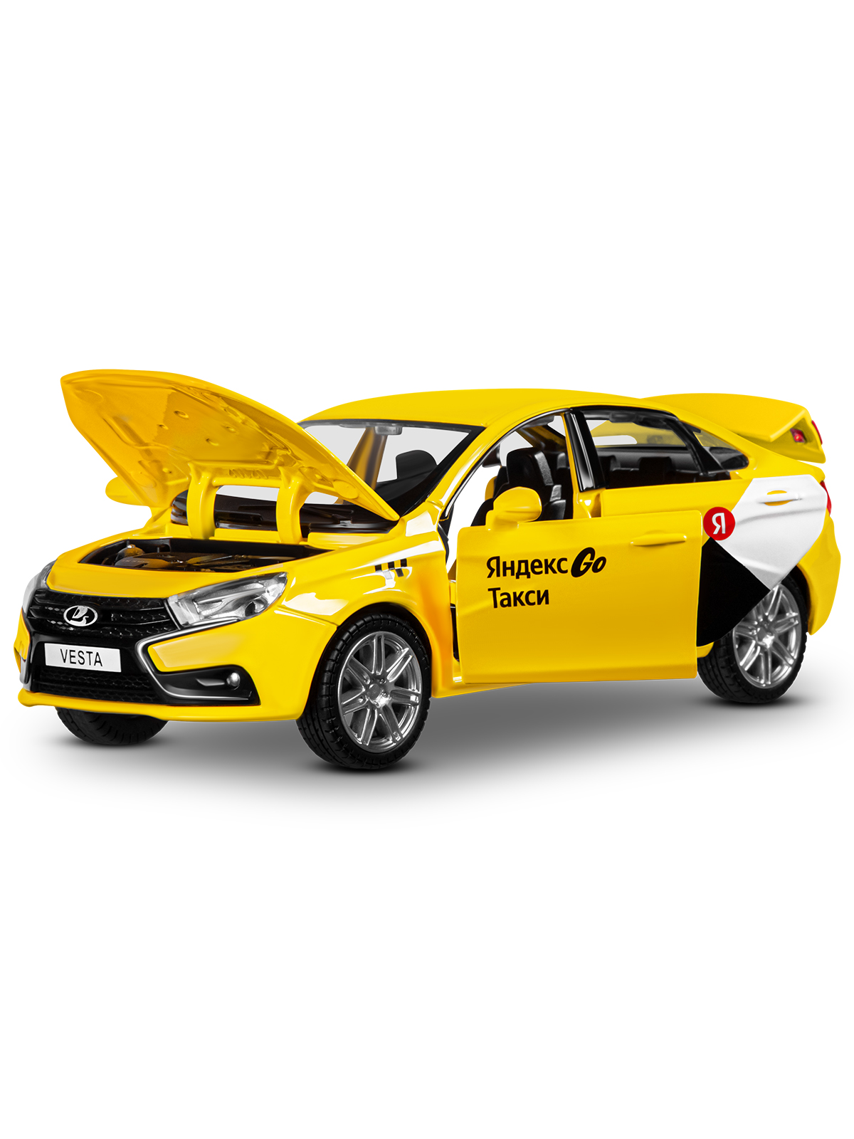 Автомобиль Яндекс GO LADA Vesta Такси озвучено Алисой 1:24 JB1251345/Яндекс GO - фото 17