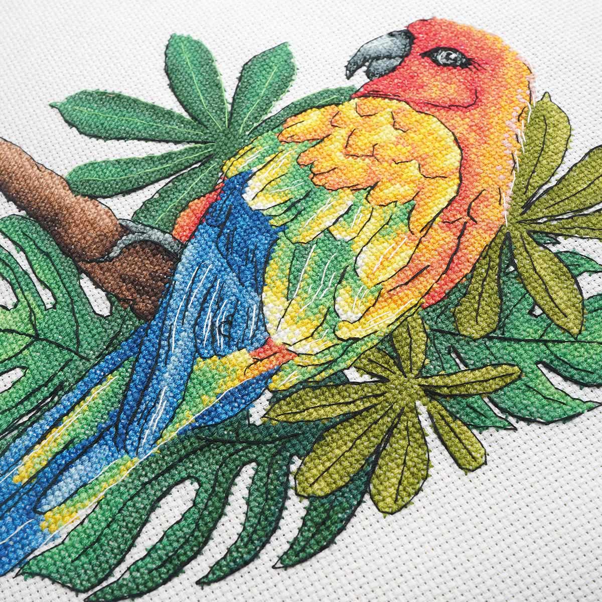 Набор для творчества Hobby Pro вышивание Пёстрые пёрышки - фото 5