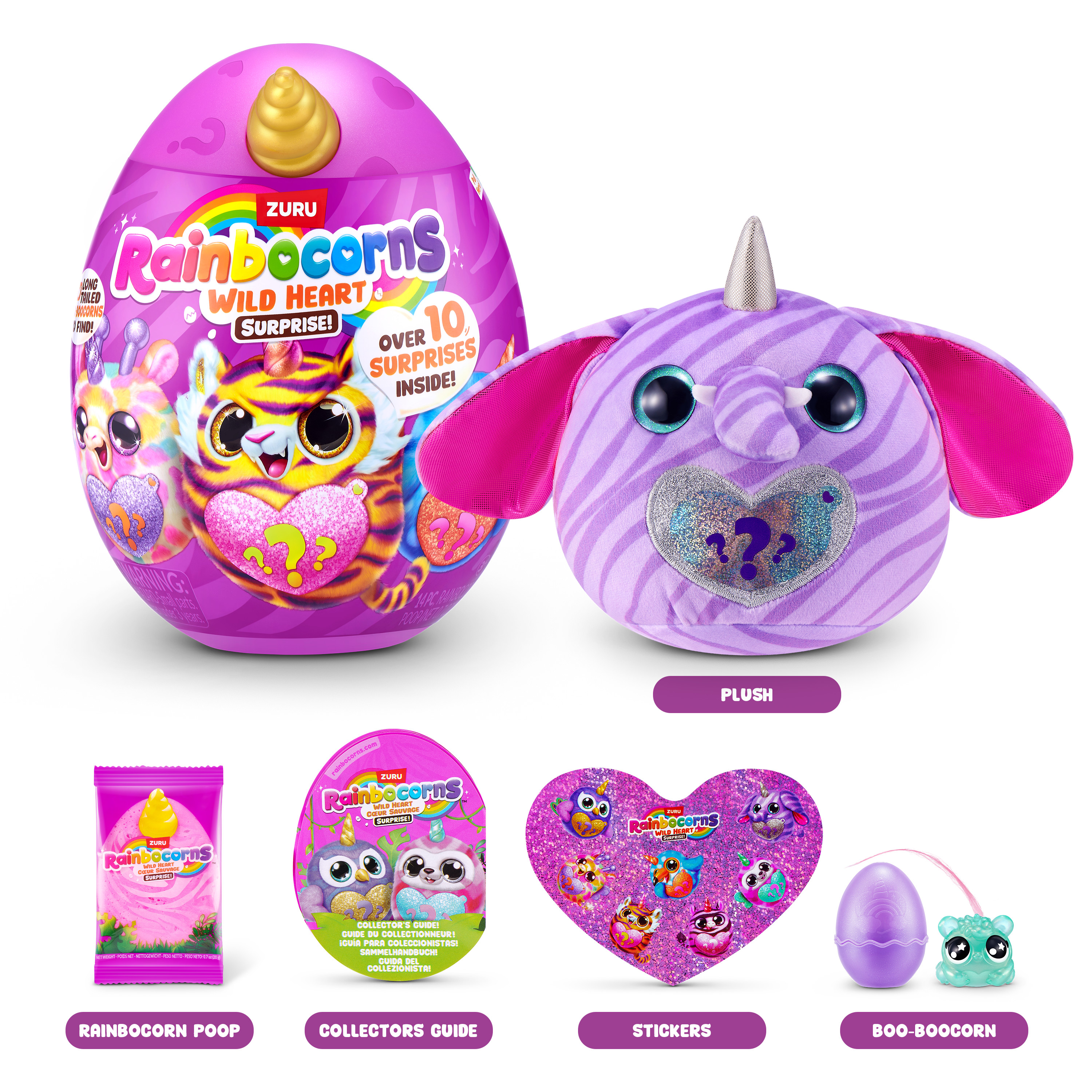 Фигурка Zuru Rainbocorns Дикое сердце Серия 1 в ассортименте - фото 10