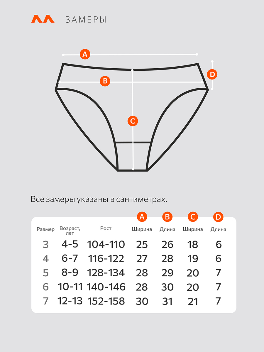 Трусы 5 шт HappyFox HF143740микс - фото 9