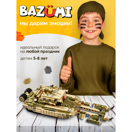 Конструктор BAZUMI Technic Набор танков 8 шт аналог LEGO 1354 дет.