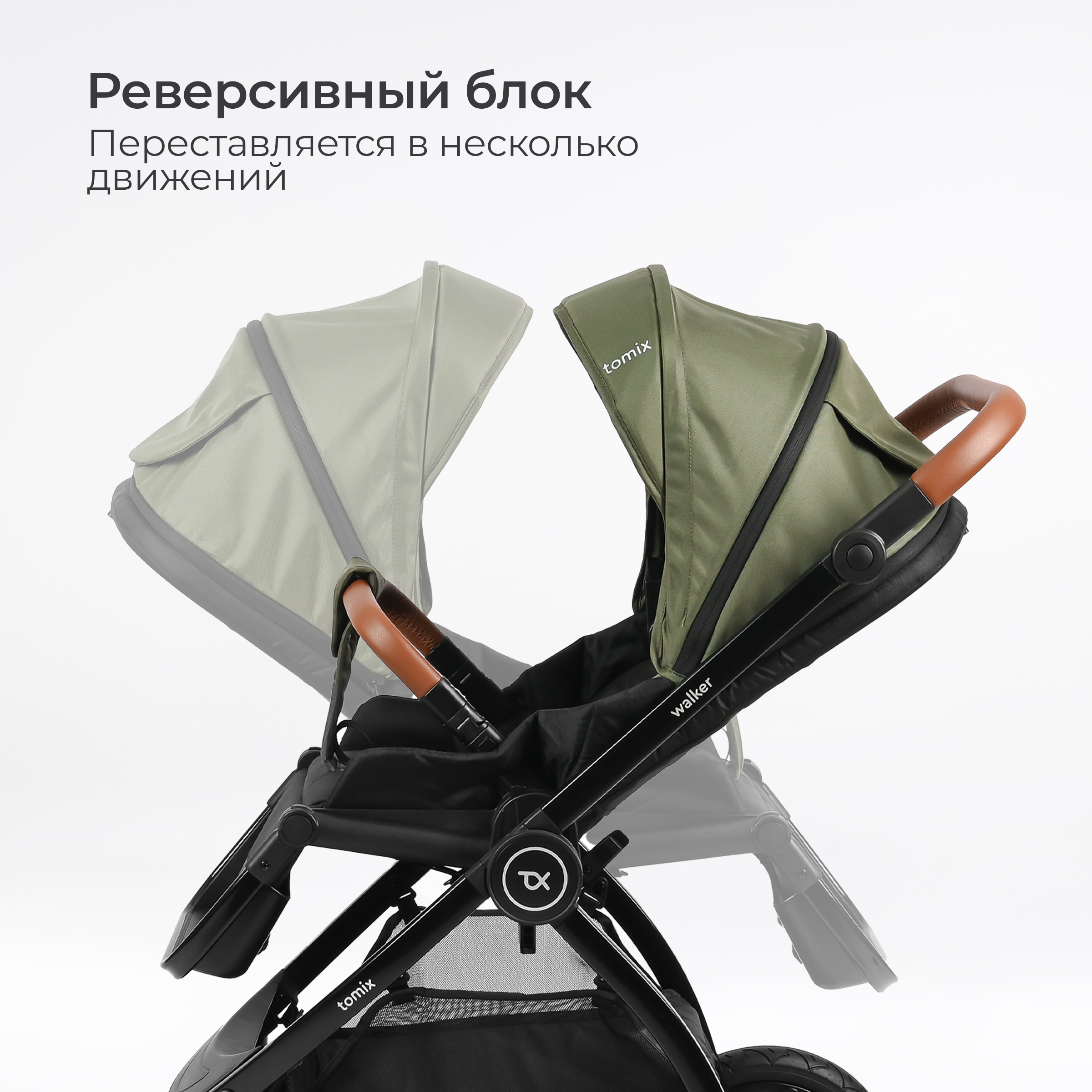 Коляска 2в1 Tomix Walker lux - фото 4
