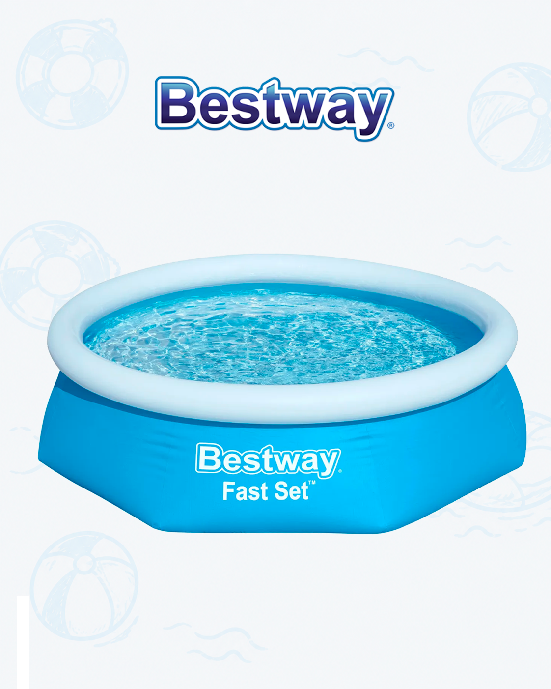 Бассейн Bestway Фаст Сэт - фото 1