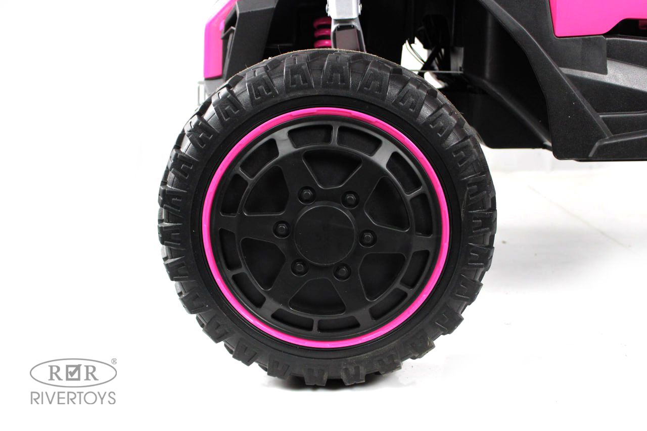 Электромобиль RIVERTOYS Z707ZZ-PINK С пультом ДУ - фото 17