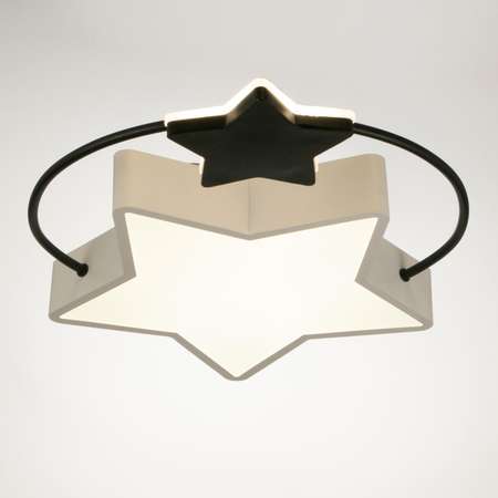 Люстра BayerLux 1717/2 LED 80Вт 3000-6000К диммер черно-белый