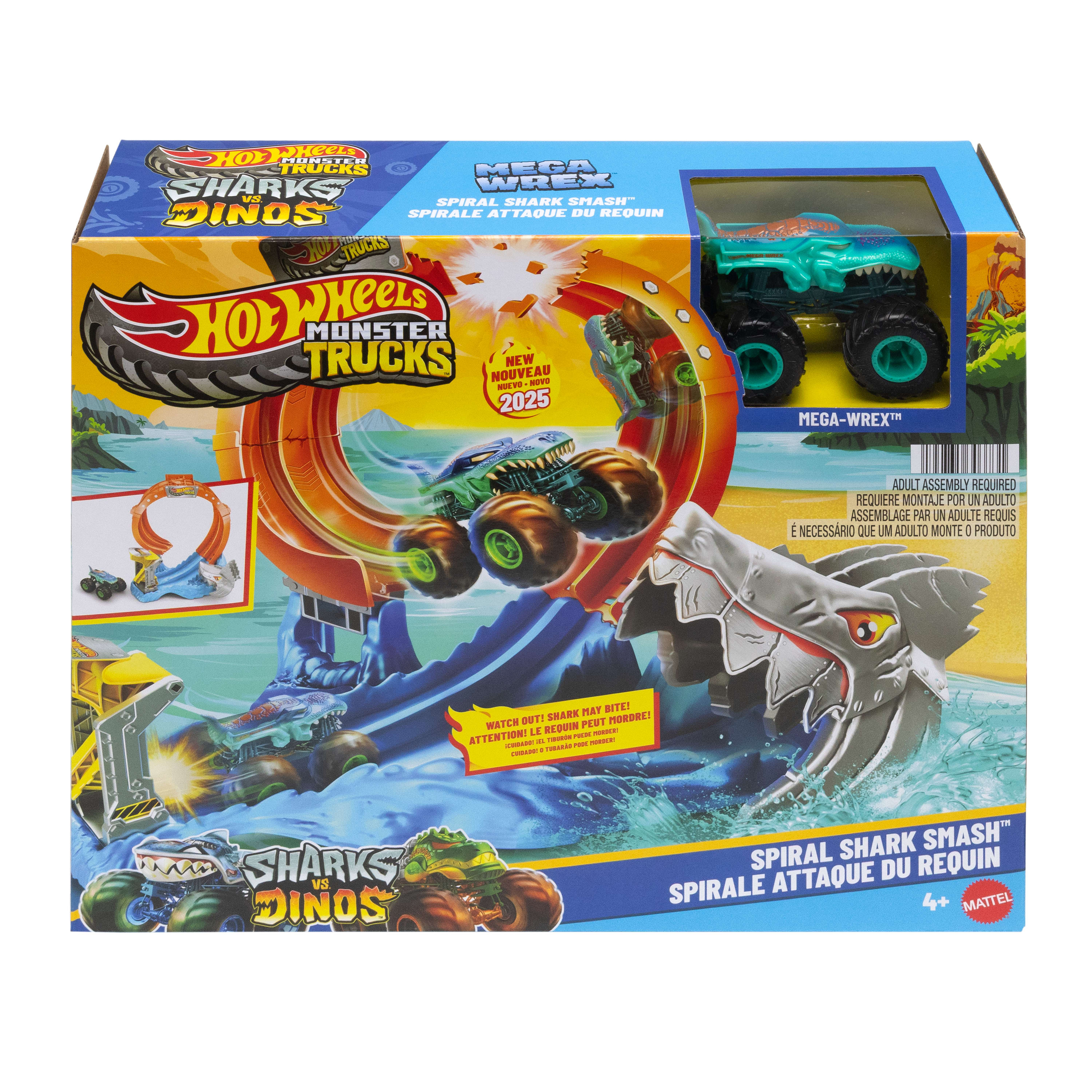 Трек Hot Wheels столкновение в воздухе с пусковой установкой JFD12 - фото 7