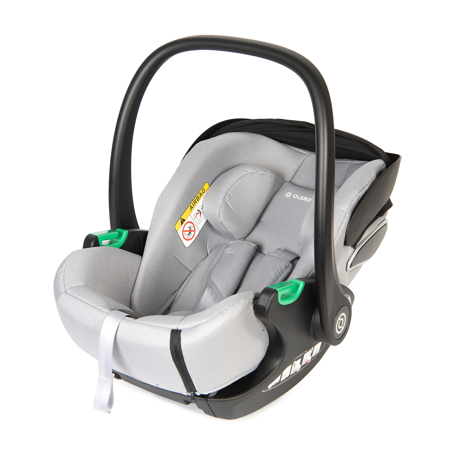 Автокресло Olsson B-Safe Grey 0+/1 (0-18 кг) - фото 8