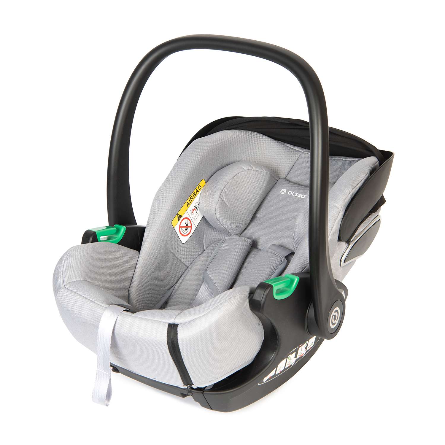 Автокресло Olsson B-Safe Grey 0+/1 (0-18 кг) серый - фото 1