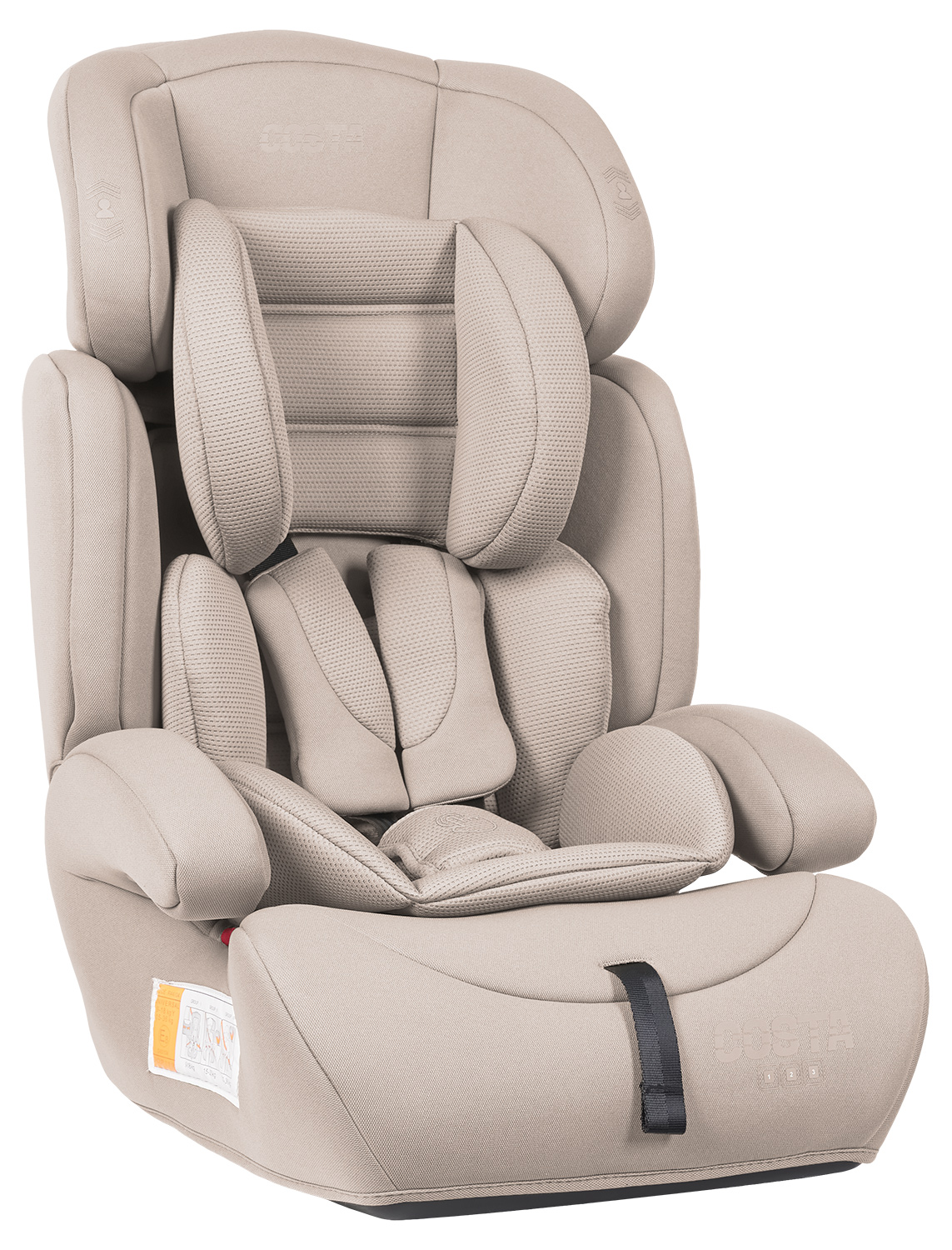 Автокресло Costa YB702A 1/2/3 (9-36 кг) бежевый - фото 8