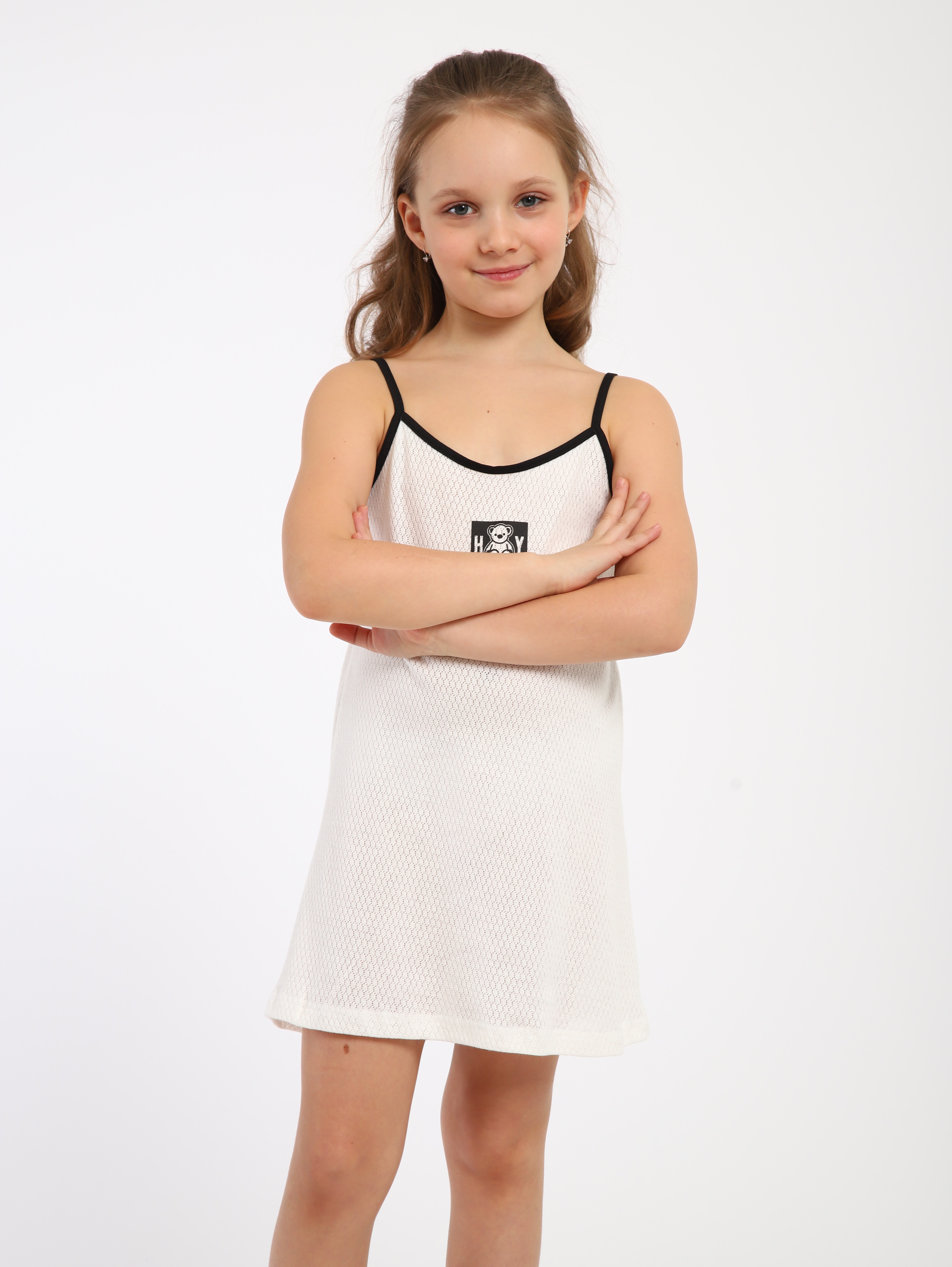 Сорочка ночная ЛАДОШКИ Сорочка Лили молочный - фото 10