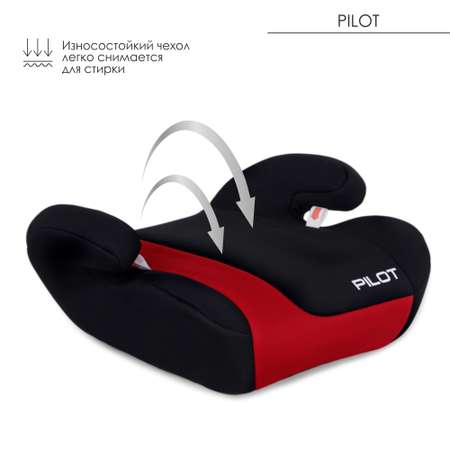 Автокресло Babyton Pilot Black-Red 3 (22-36 кг)