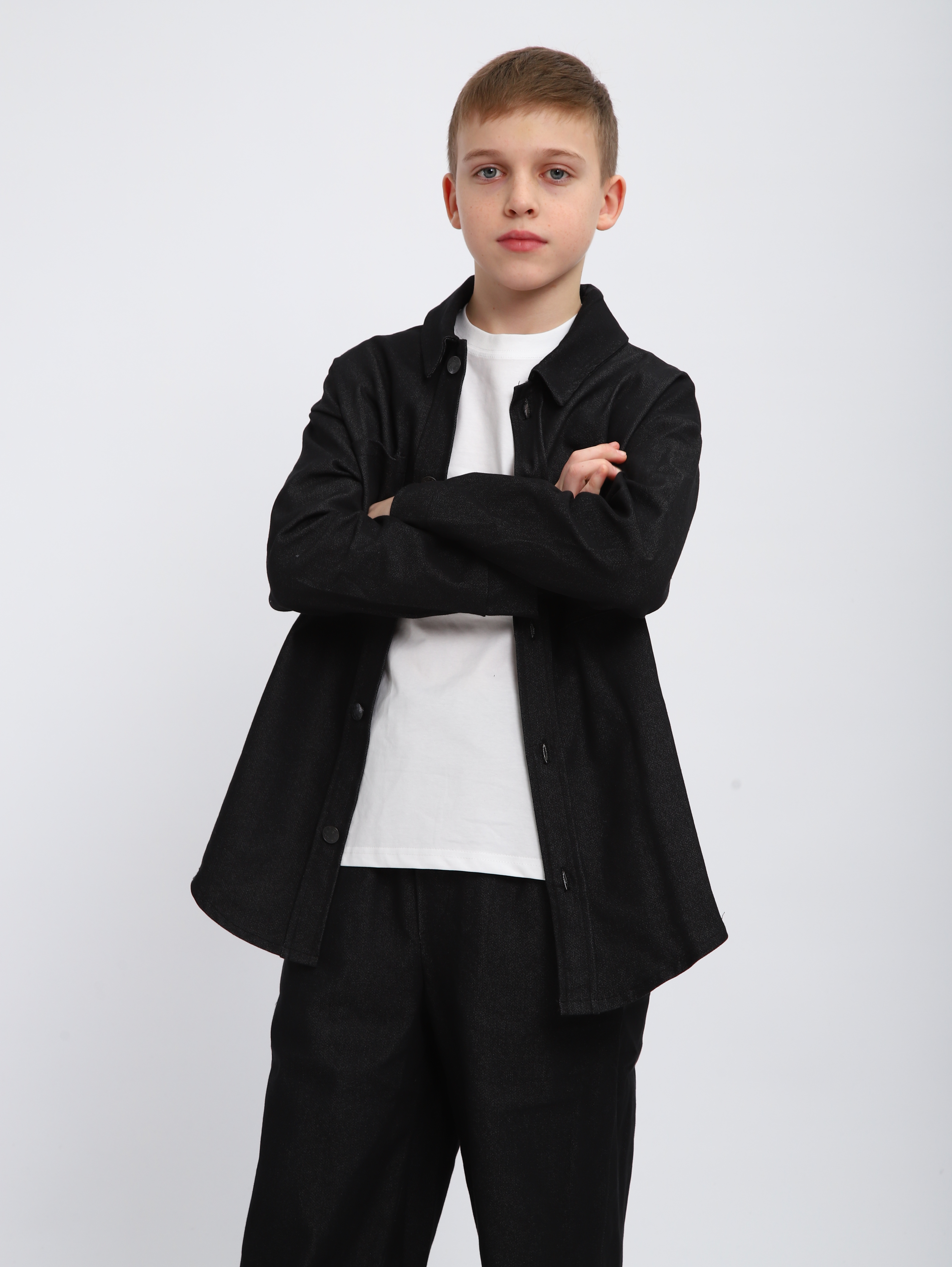 Костюм ЛАДОШКИ Комплект Деним черный - фото 14