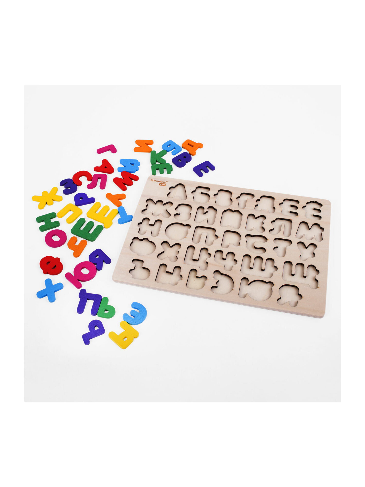 Игрушка Brauberg рамка-вкладыш алфавит - фото 11