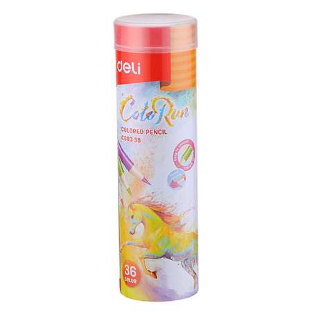 Карандаши цветные Deli 36 шт.