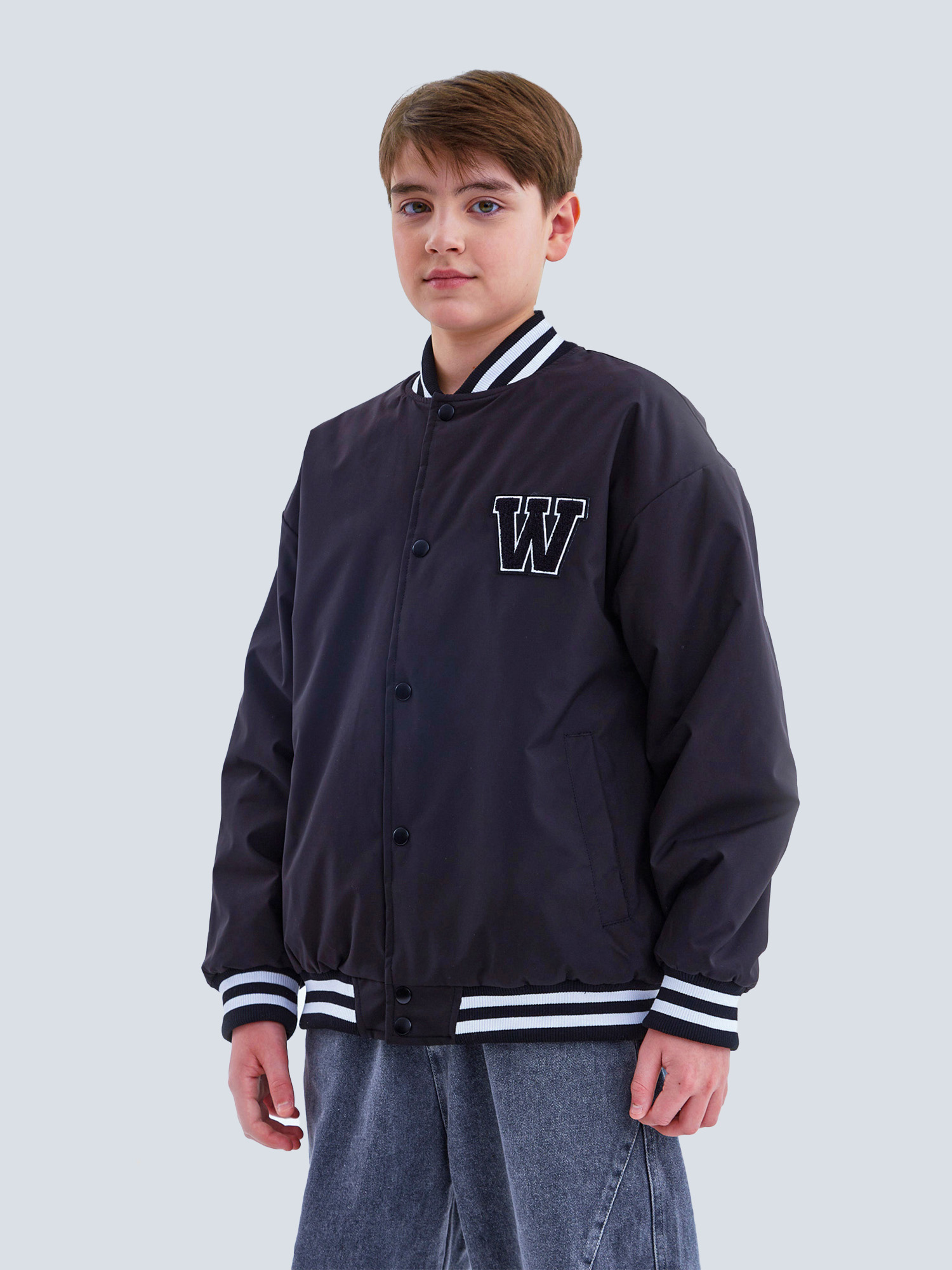 Изображение товара Демисезонный детский бомбер WBR для мальчиков водоотталкивающая ткань