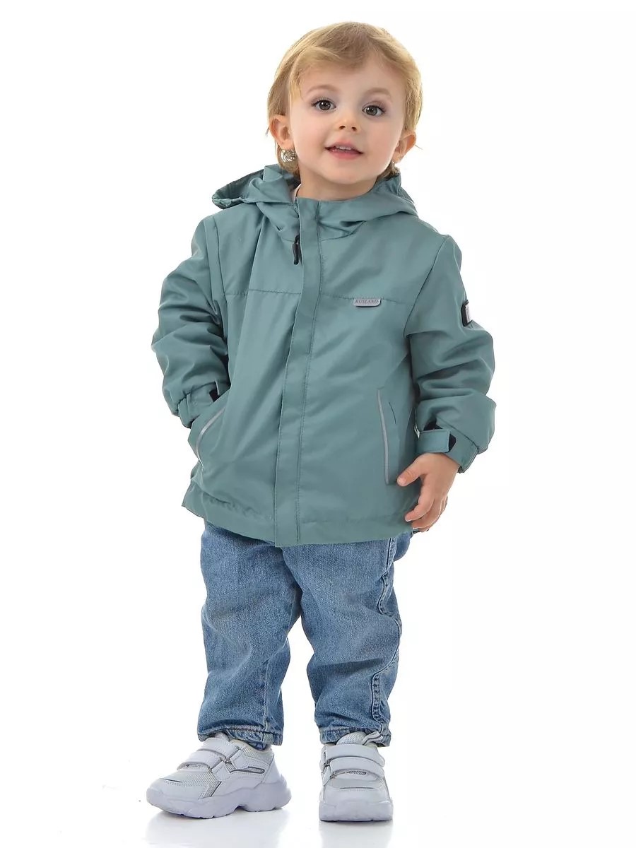 Ветровка Rusland 64-22однотон/полынь - фото 1