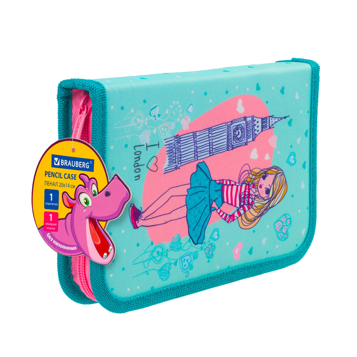 Пенал книжка Brauberg Girl - фото 12