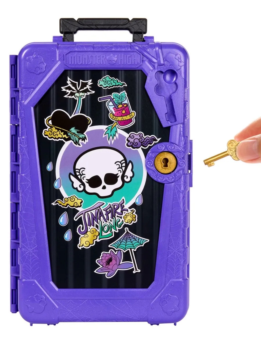 Кукла модельная Monster High Skulltimate Secrets Джинафаер Лонг высота 27 см JDR52 - фото 7