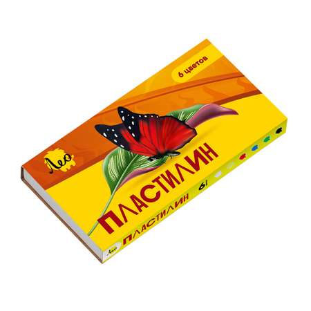 Пластилин Лео 6 цв.