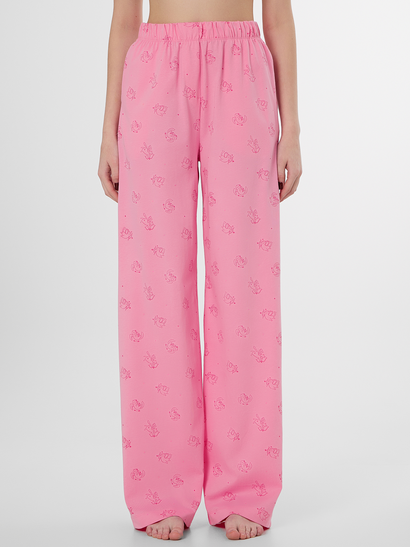 Брюки Mark Formelle (Марк Формэль) 532524-1/котики на розовом - фото 1