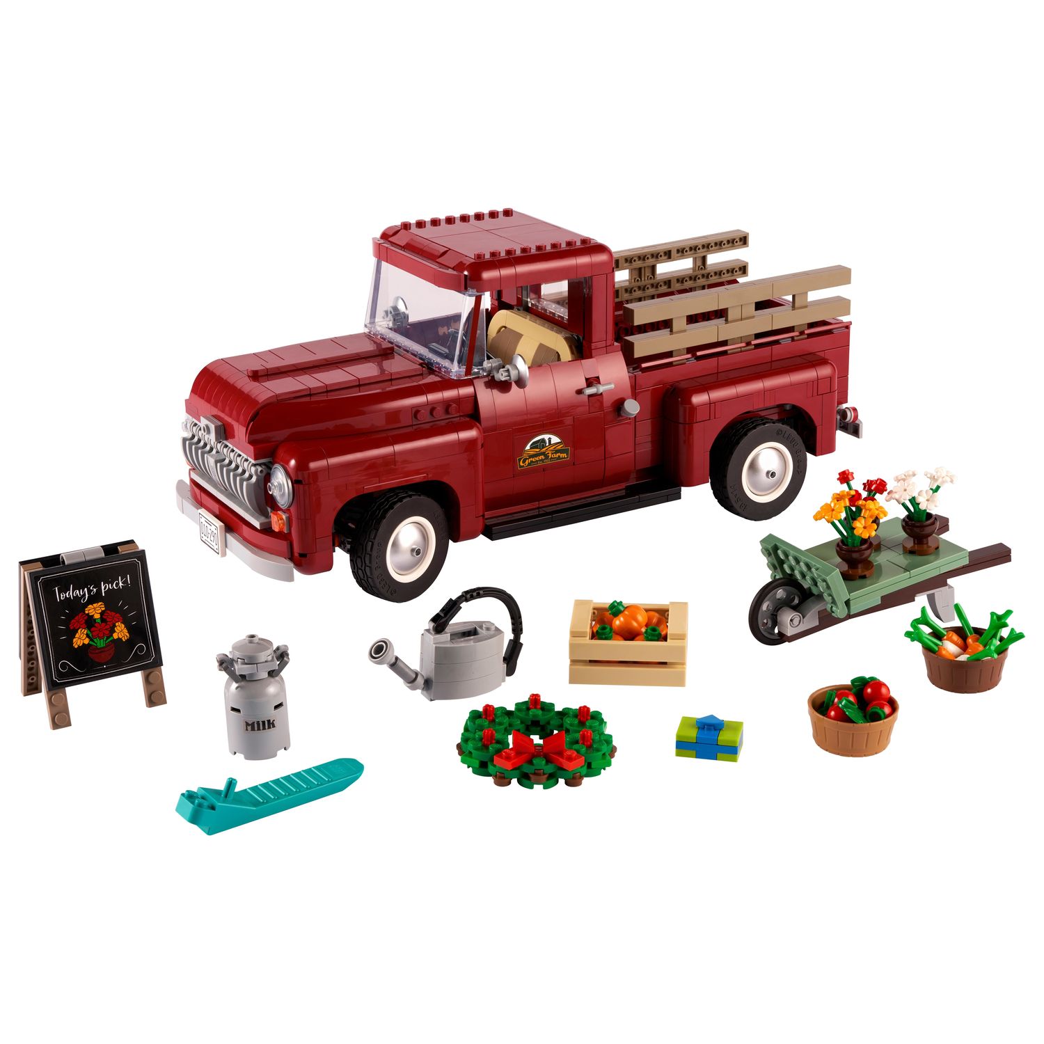 Конструктор LEGO Icons Грузовик-пикап блочный - фото 2