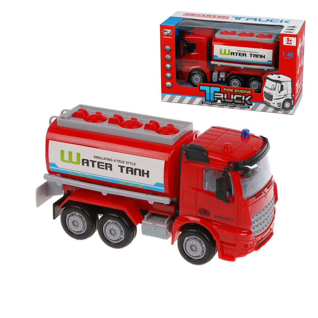 Пожарная машина Наша Игрушка 1:42 644739 - фото 1