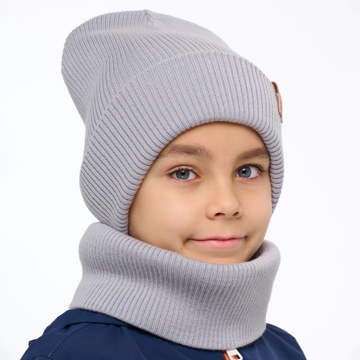 Шапка и снуд KUBRIO KU-H-42-lopataB-Lgrey - фото 1