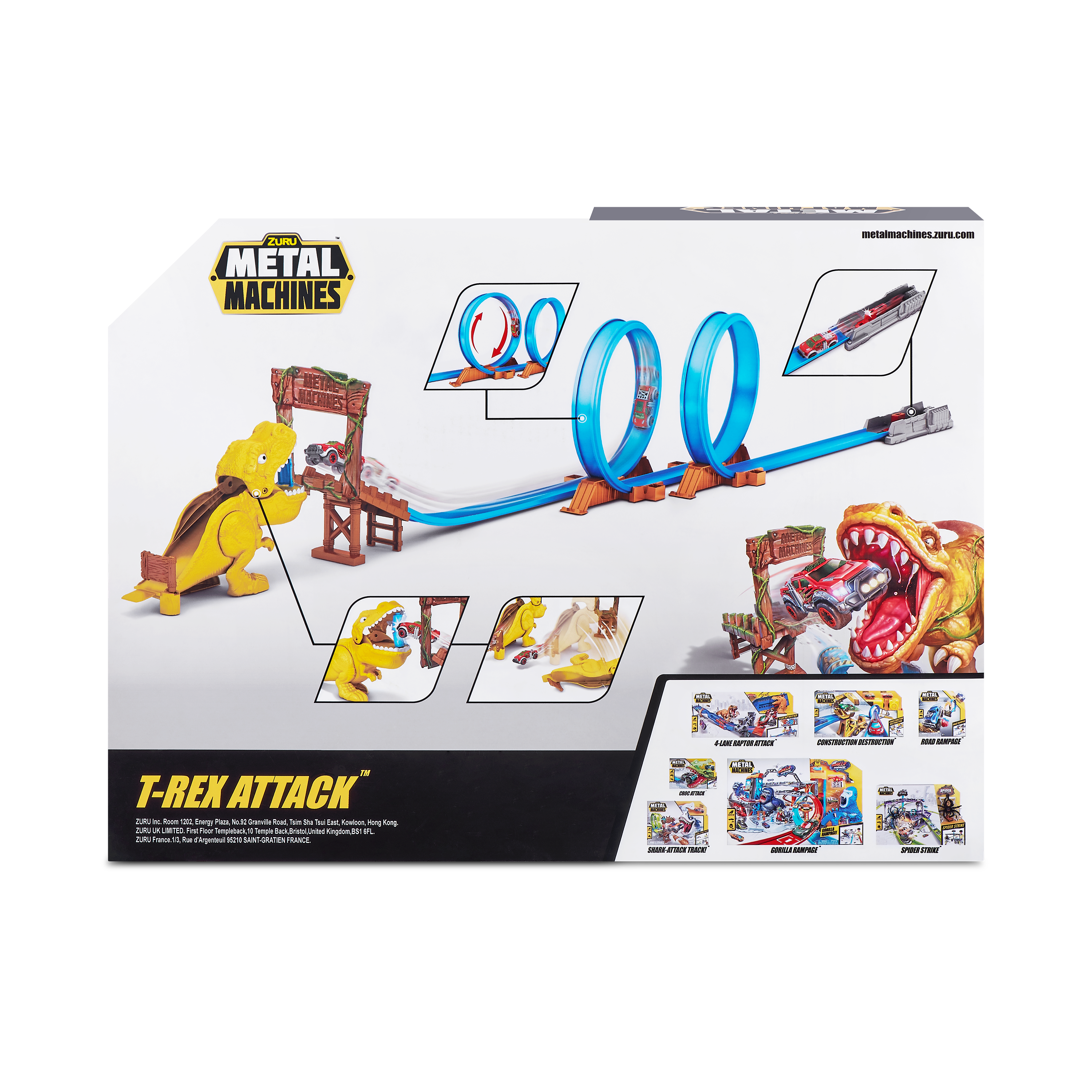 Трек Metal Machines Динозавр 6702 - фото 18