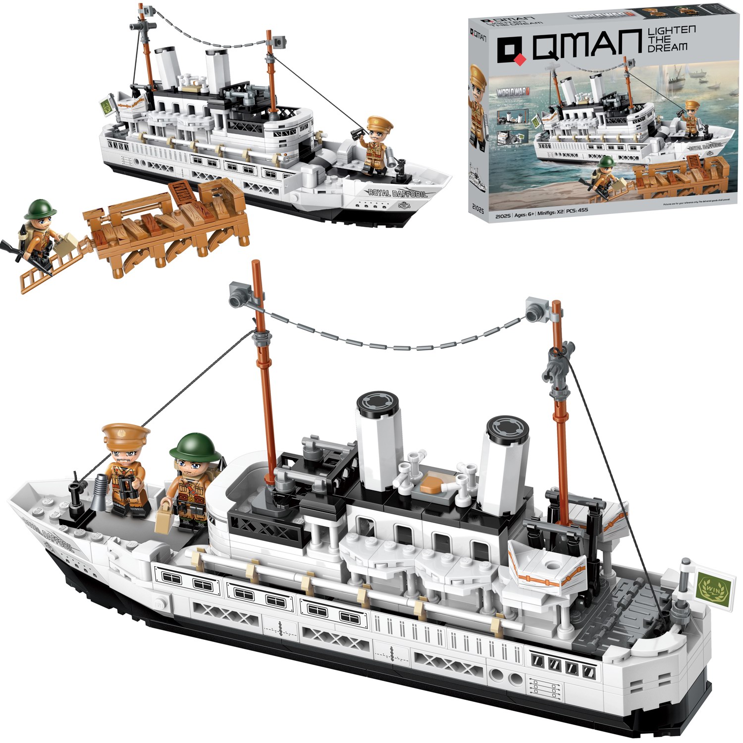 Конструктор QMAN WORLD WAR II сборная игровая модель - фото 1