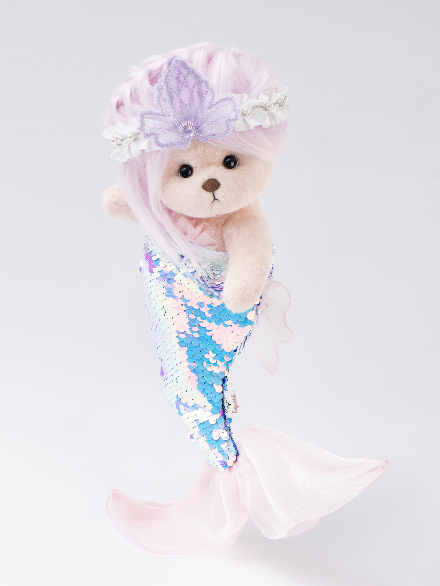 Мягкая игрушка TeddyTales Медвежонок в костюме русалки S - фото 2