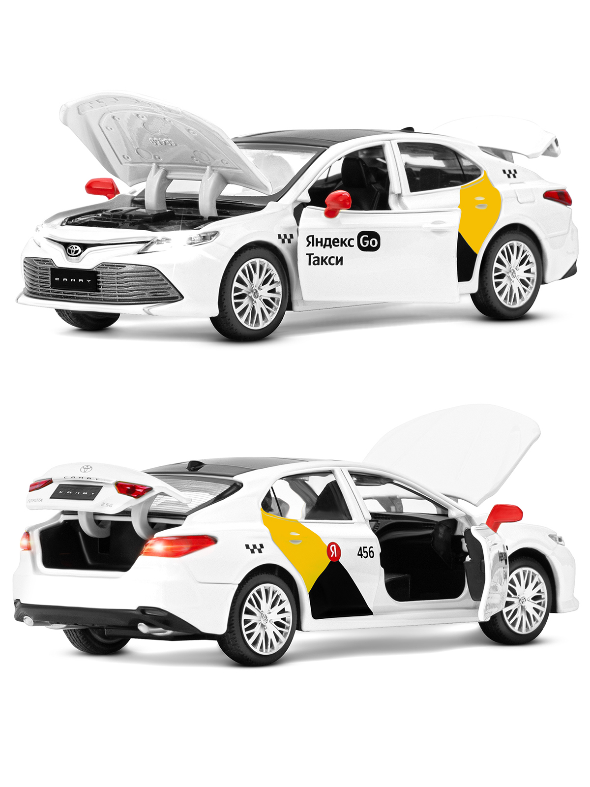 Автомобиль Яндекс GO Toyota Camry Такси озвучено Алисой 1:34 JB1251483 - фото 10